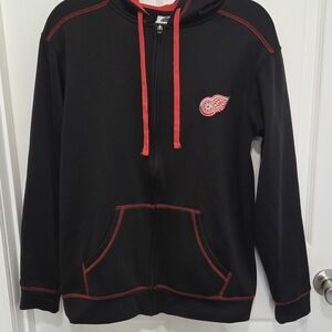 Detroit Red Wings NHL Women's Small Full-Zip Hoodie/Jacket Black SEE DESCRIPTION
